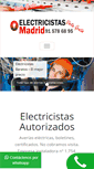 Mobile Screenshot of electricistasmadrid.eu